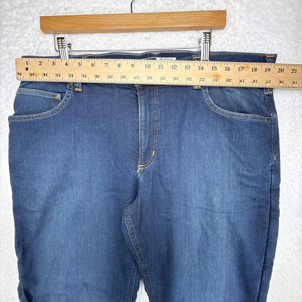 Carhartt Rugged Flex Relaxed Fit Fleece Lined Jeans Mens 38x30 BD4939-M‎ Blue